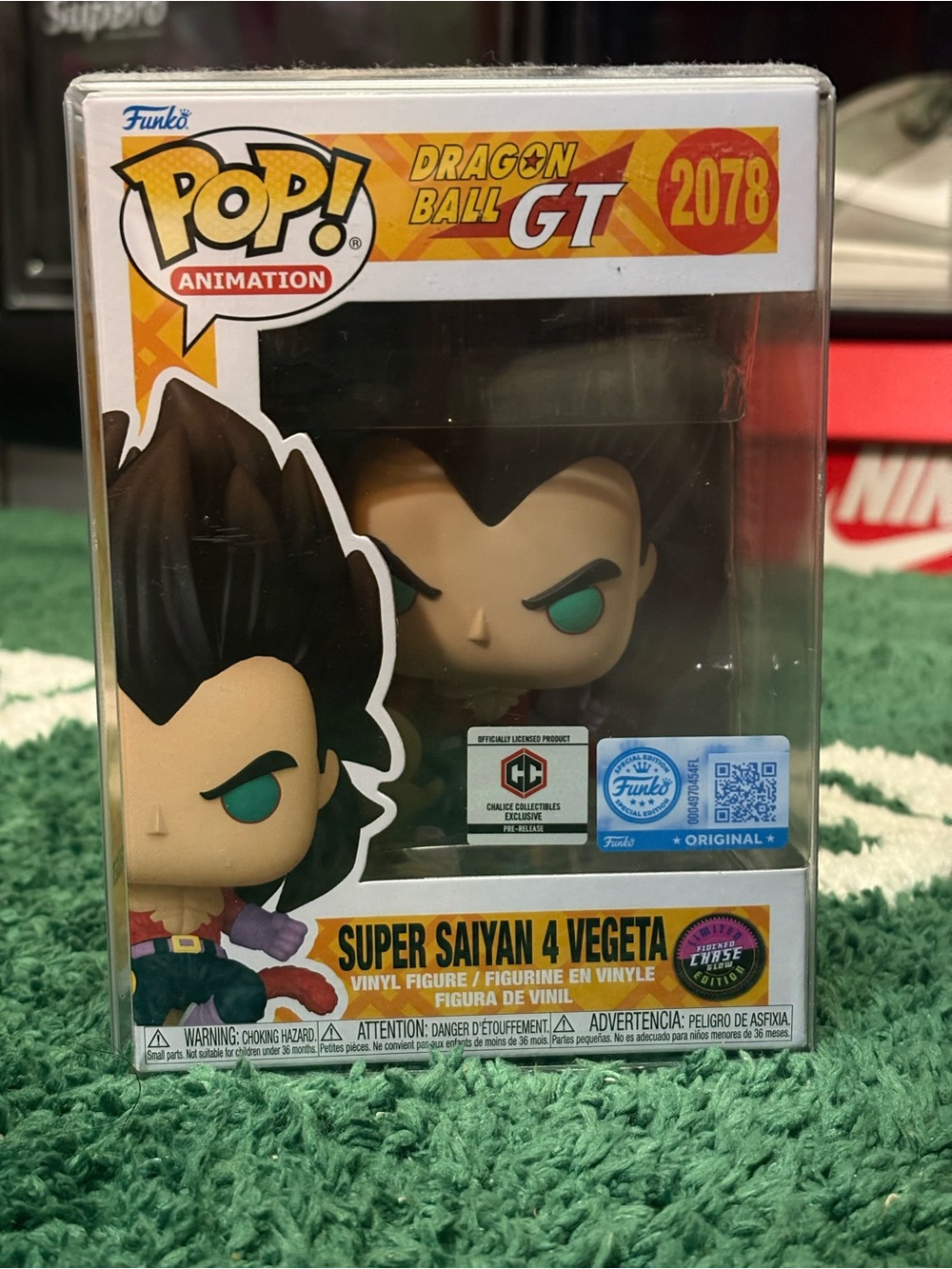 Funko Pop! Dragon Ball GT Orange Yellow Back Box Art #2078